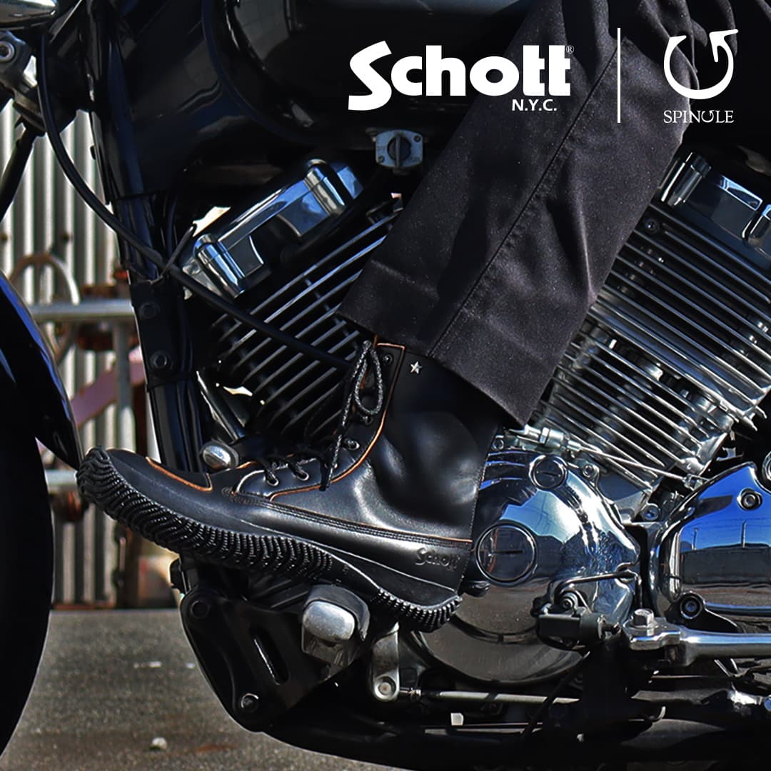パーツ schott Schottとのコラボレーションブーツ | 国産ハンドメイドスニーカー