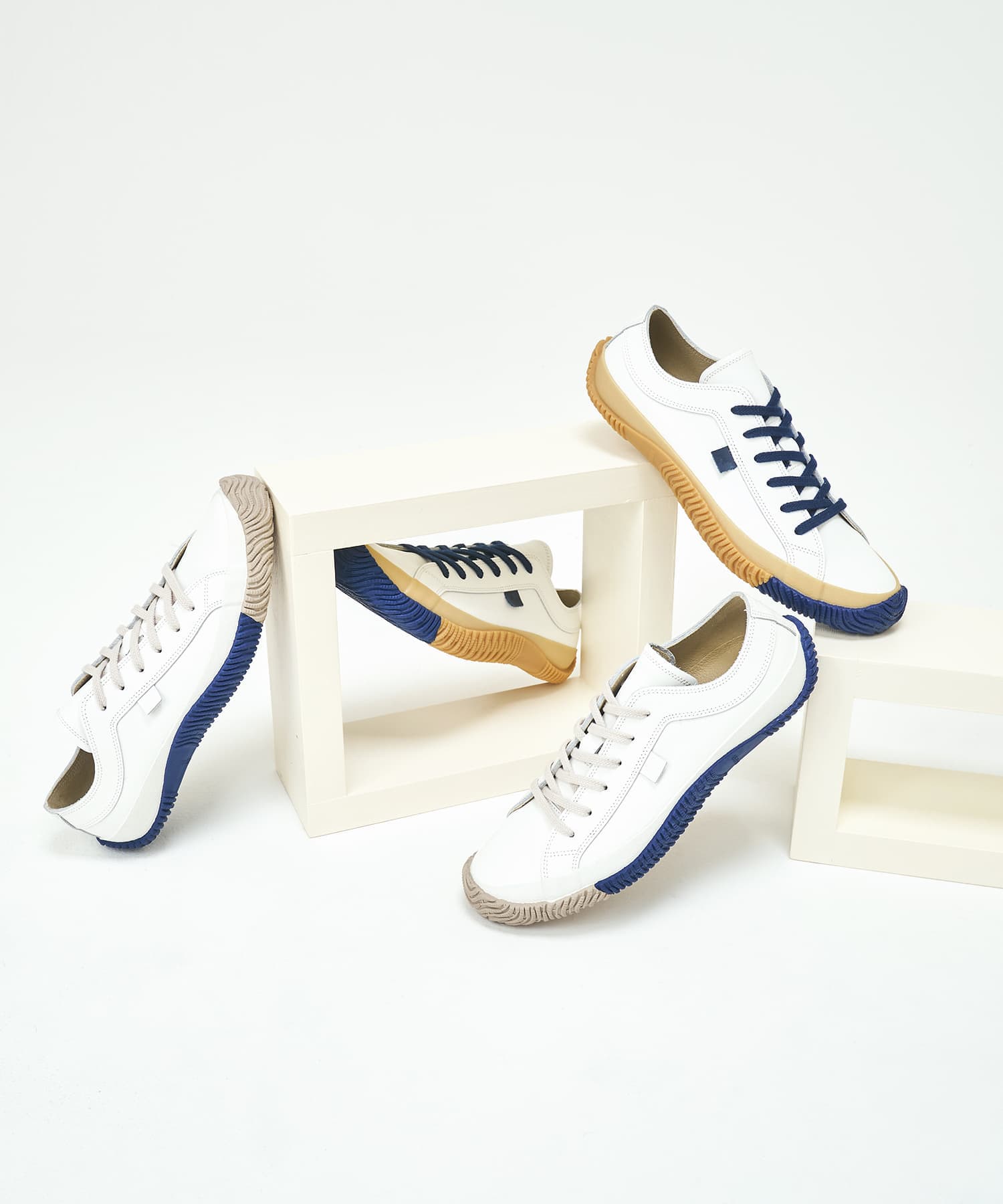 SP-187 Beige/Navy - SPINGLE