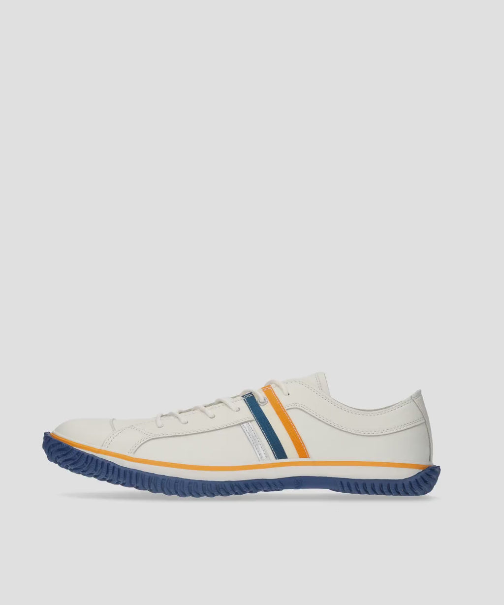 SP-168 White/Orange | 国産ハンドメイド スニーカー スピングル