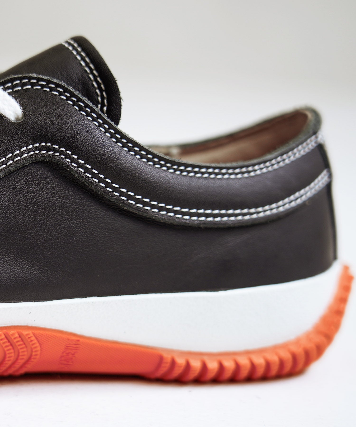 SP-1033 Black/Orange | 国産ハンドメイド スニーカー スピングル