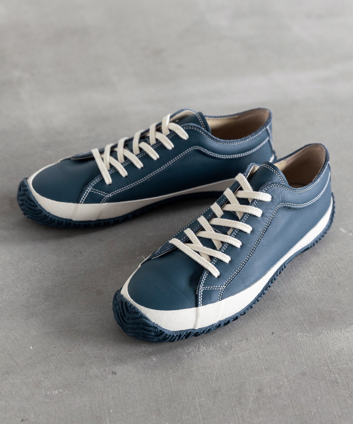 SP-1033 Navy | 国産ハンドメイド スニーカー スピングル
