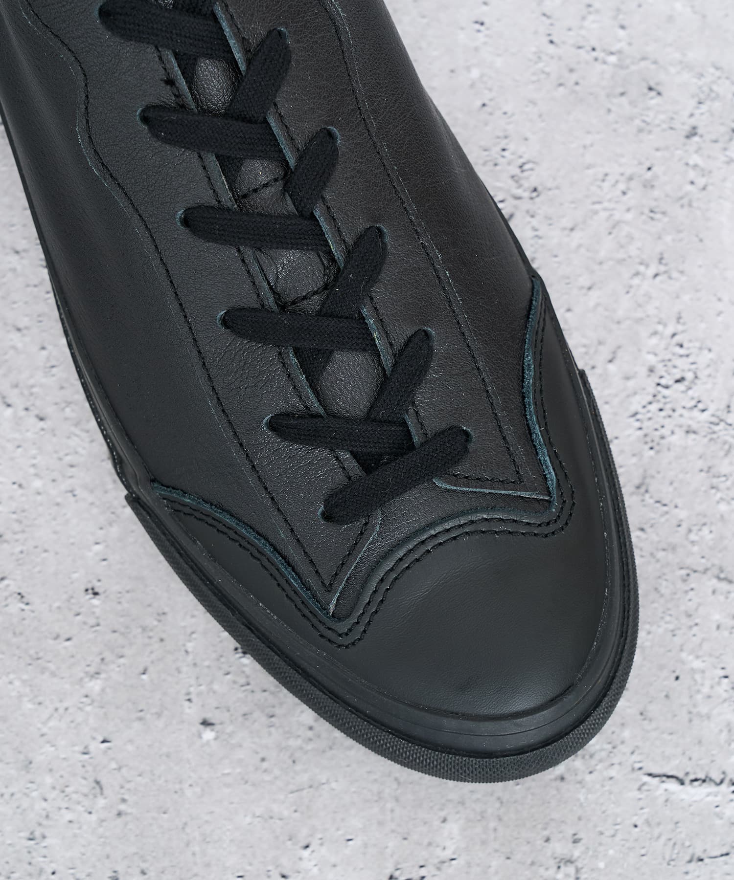 SP-1034 Black/Black | 国産ハンドメイド スニーカー スピングル