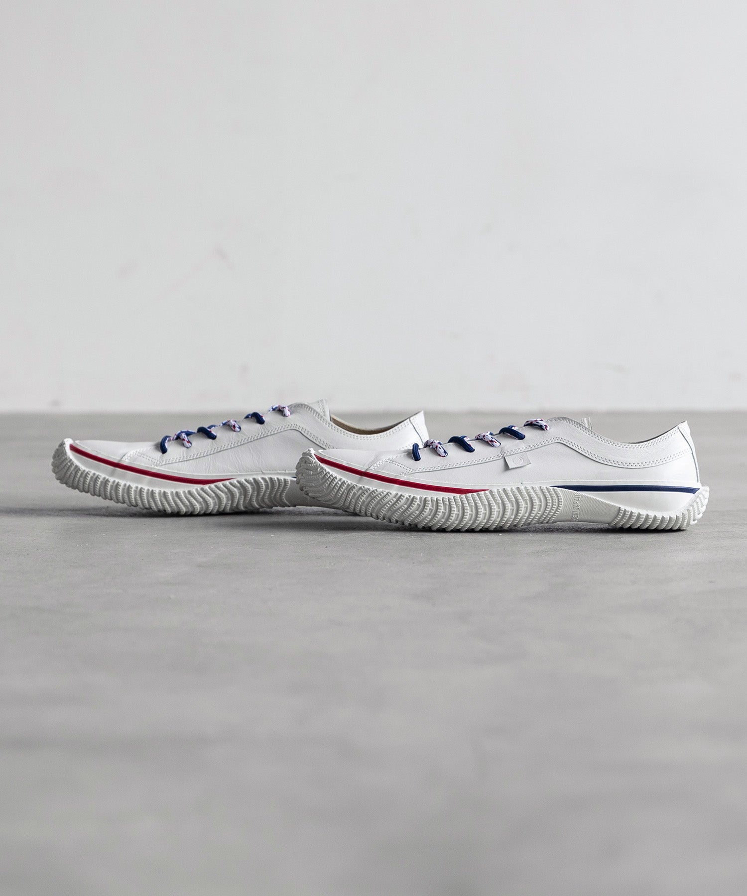 SP-1045 White/Red | 国産ハンドメイド スニーカー スピングル