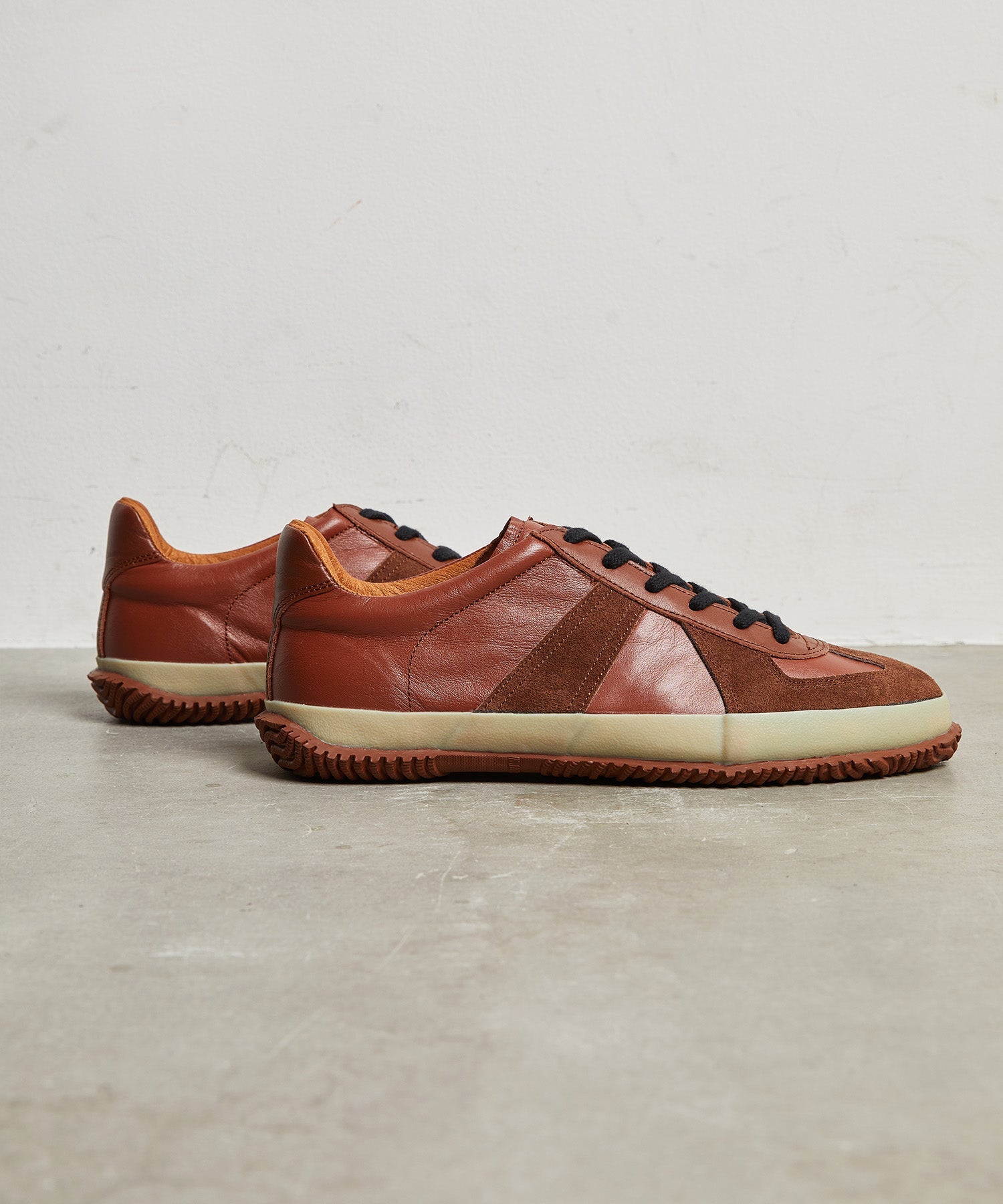 SP-1047 Red Brown | 国産ハンドメイド スニーカー スピングル