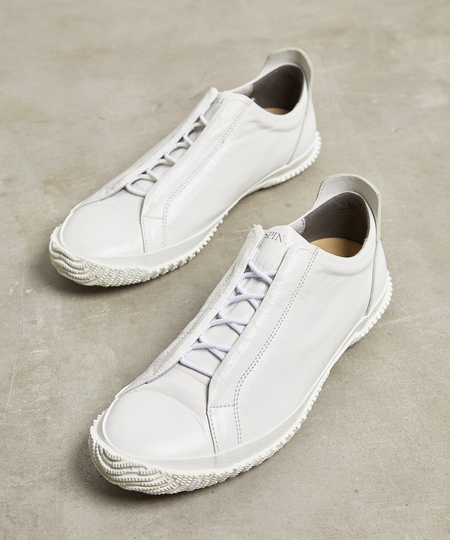SP-1048 White | 国産ハンドメイド スニーカー スピングル