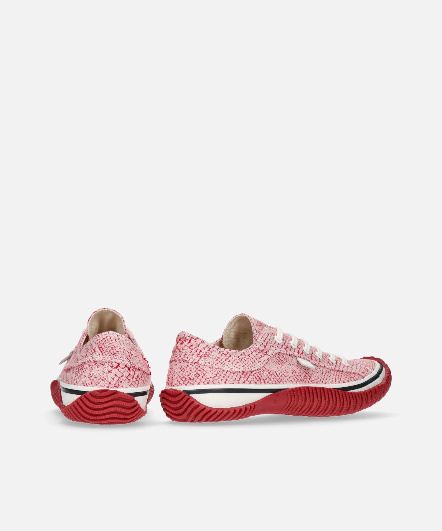 SP-1053 Aka/Shiro | 国産ハンドメイド スニーカー スピングル