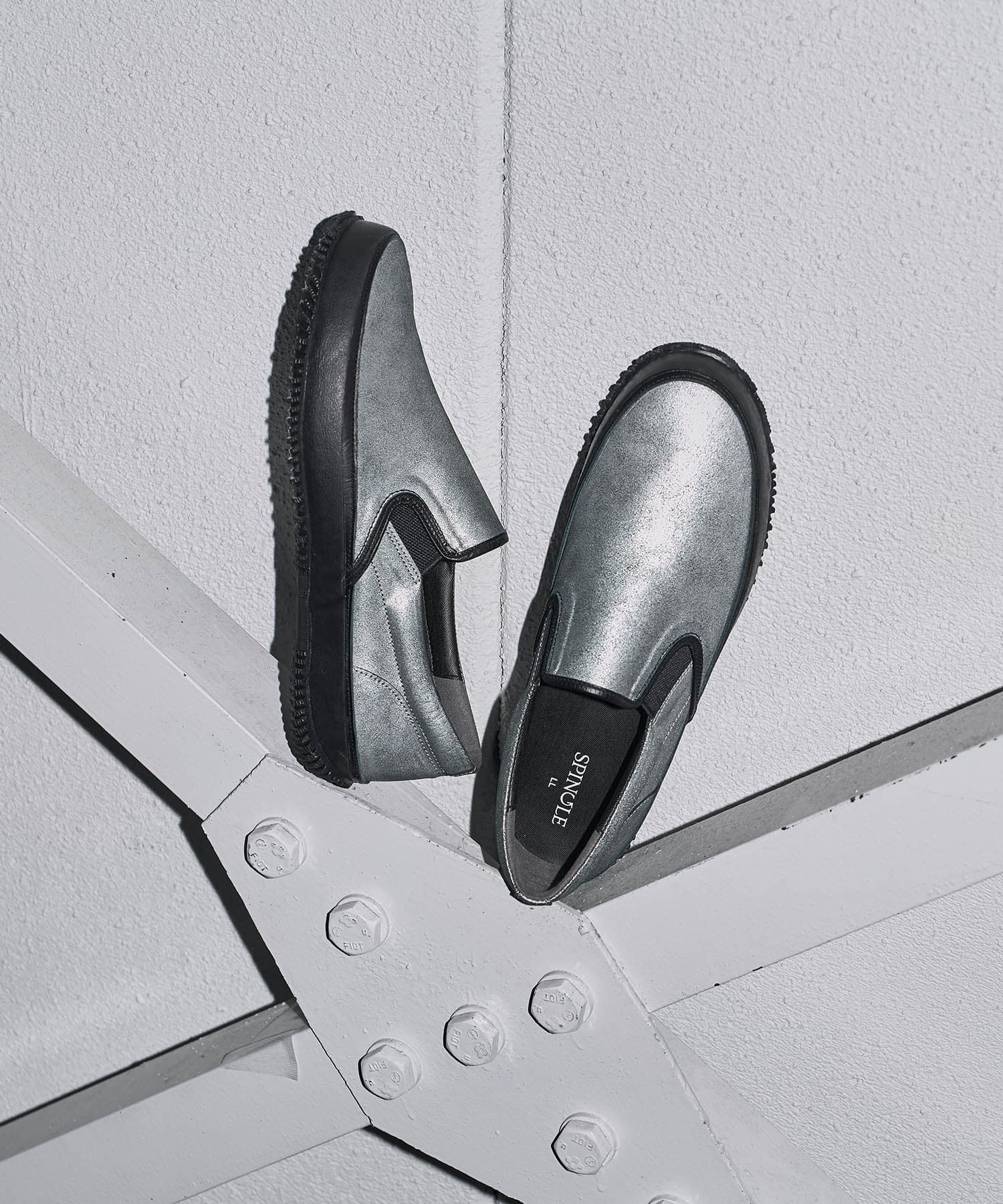 SP-1059 Gunmetal | 国産ハンドメイド スニーカー スピングル