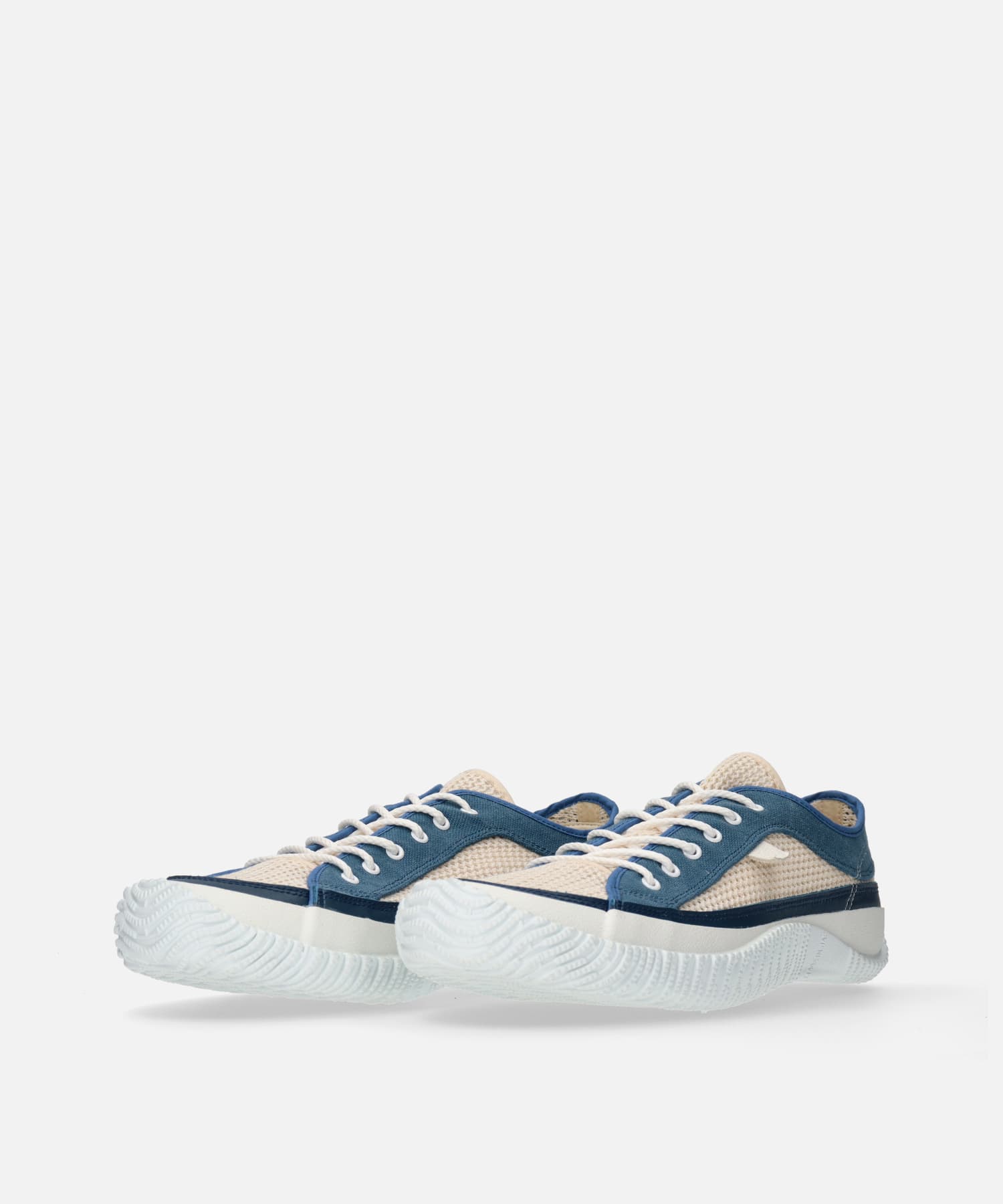 SPINGLE SP-1073 White/Navy | 国産ハンドメイドスニーカー スピングル