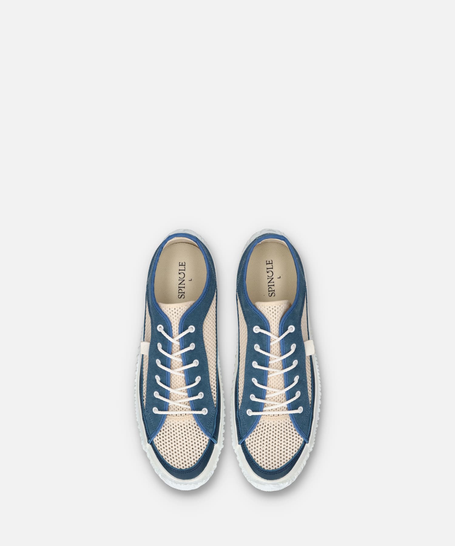 SPINGLE SP-1073 White/Navy | 国産ハンドメイドスニーカー スピングル