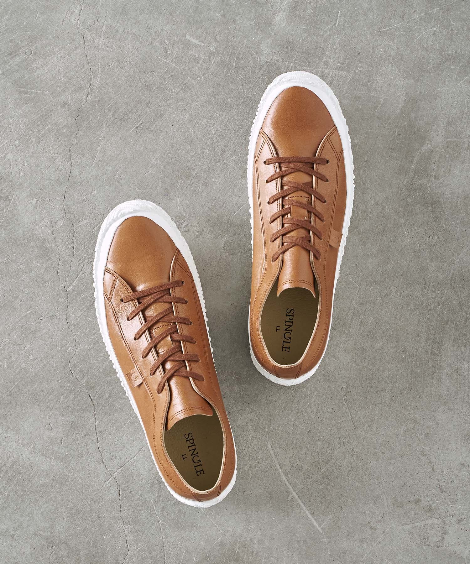 SP-110 Brown | 国産ハンドメイド スニーカー スピングル
