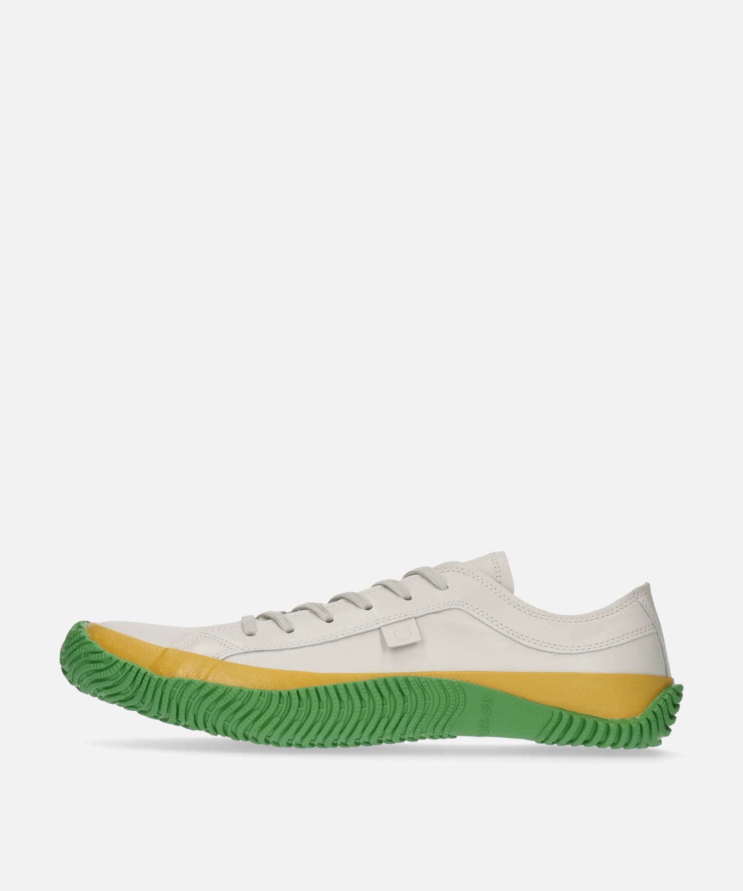 SP-110 Ivory/Green | 国産ハンドメイド スニーカー スピングル