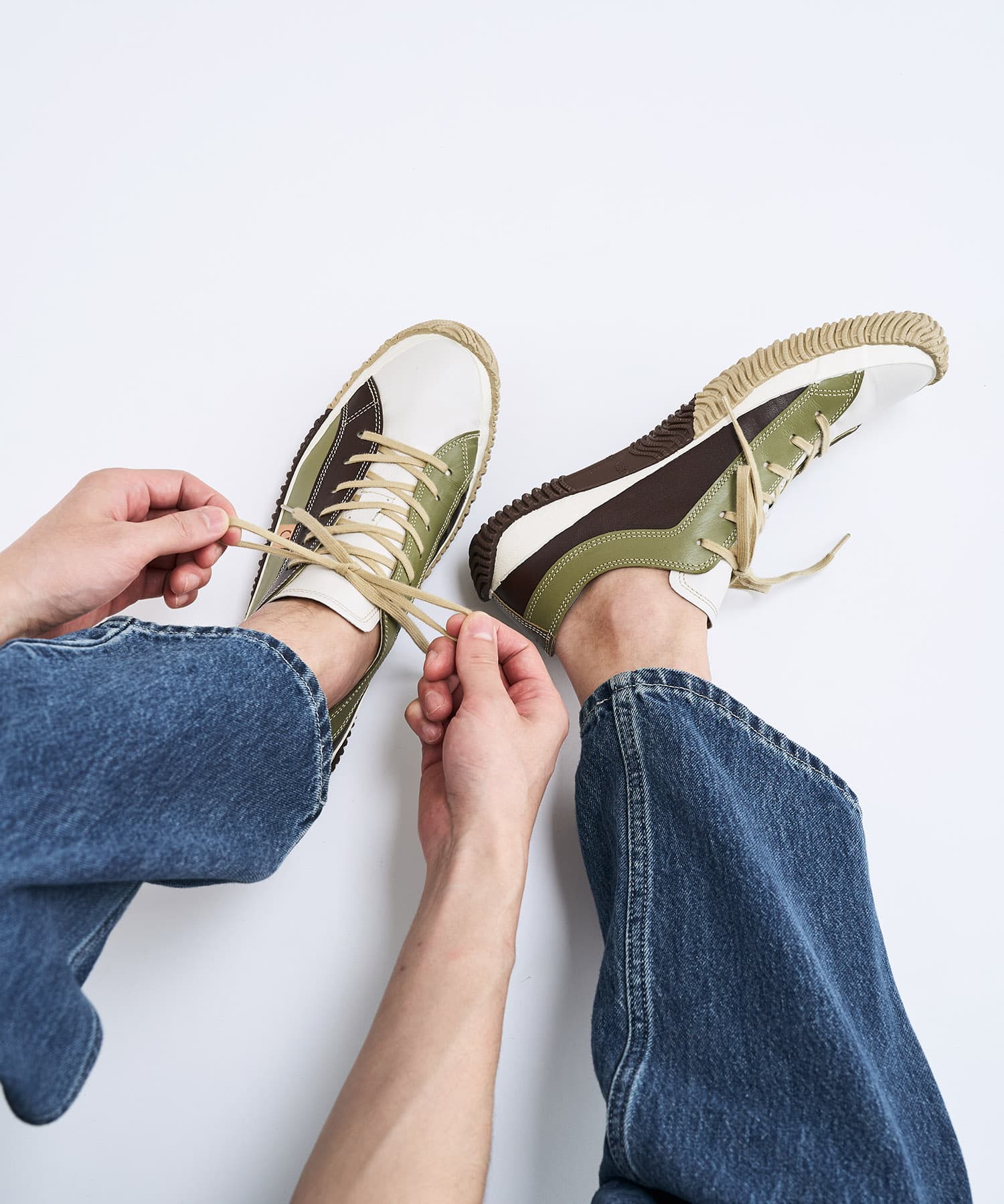 レア★PALM SPRING LIVING★インテリア★ライフスタイル SP-110FA Multi | 国産ハンドメイド スニーカー スピングル