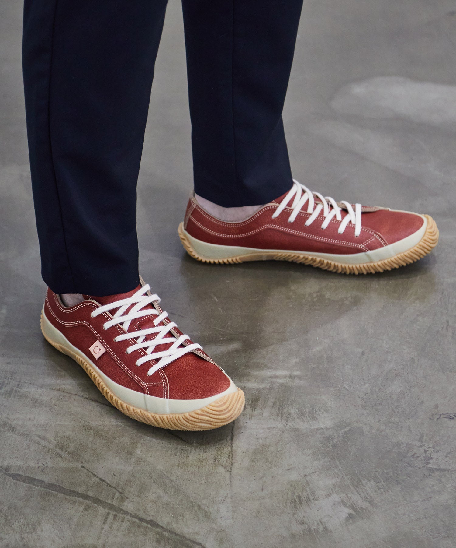 SP-115 Red | 国産ハンドメイド スニーカー スピングル