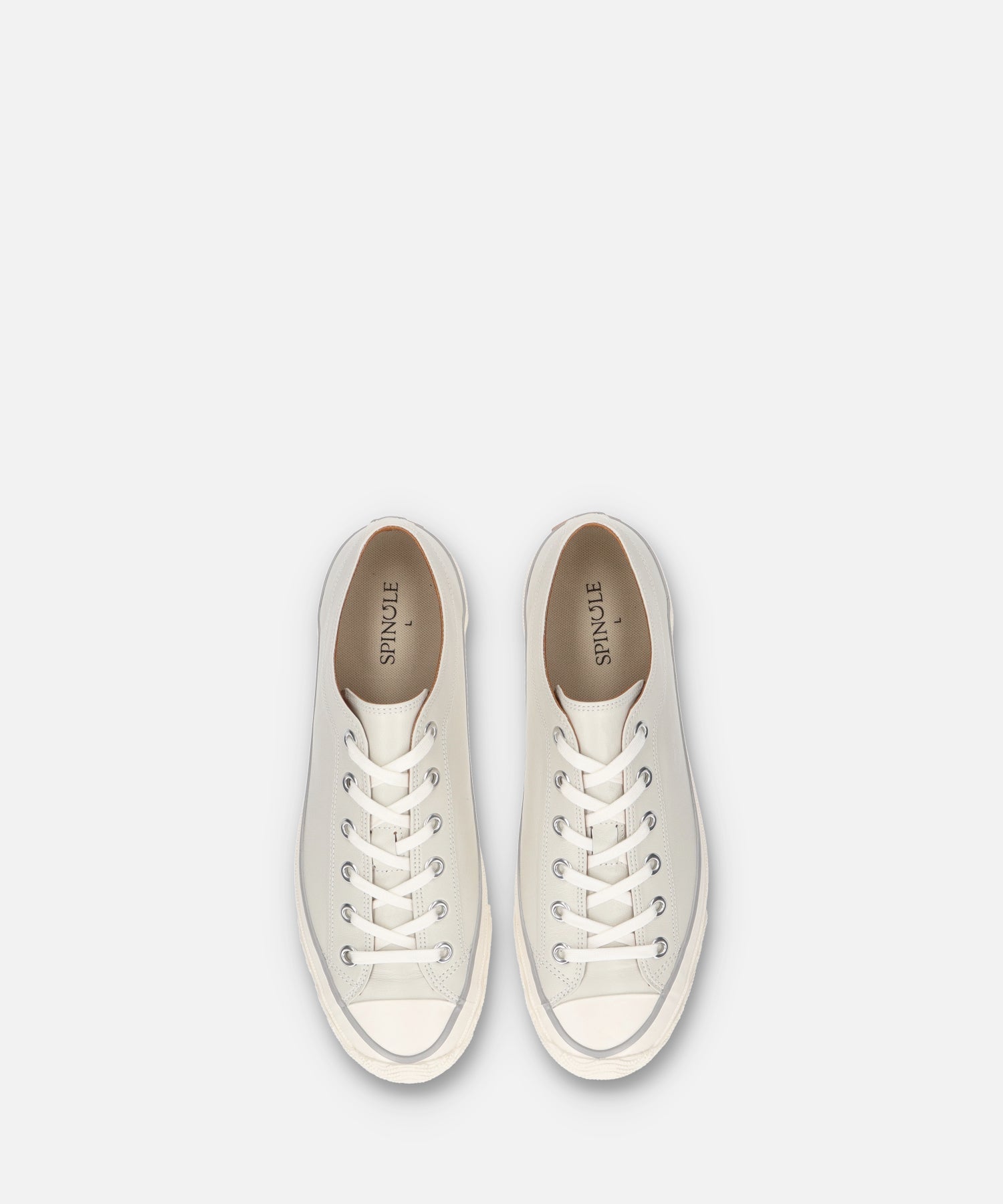 SP-1305 Ivory | 国産ハンドメイド スニーカー スピングル