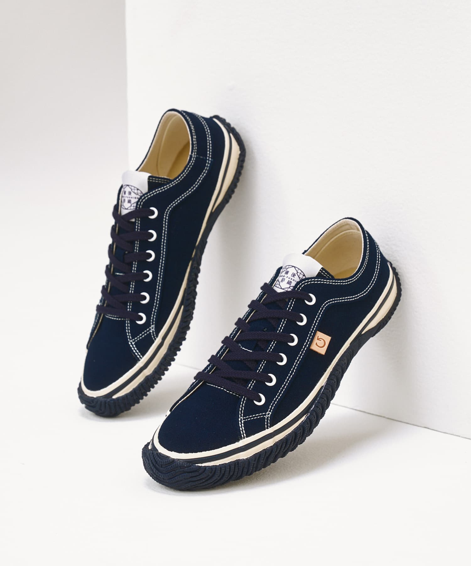 SPINGLE SP-142IL Dark Navy | 国産ハンドメイドスニーカー スピングル