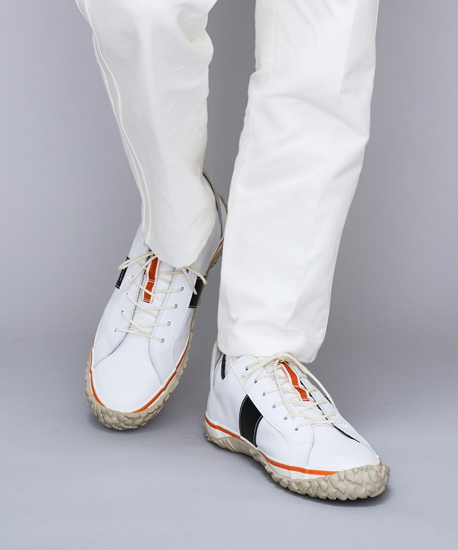 SPINGLE SP-1651 White/Black | 国産ハンドメイドスニーカー