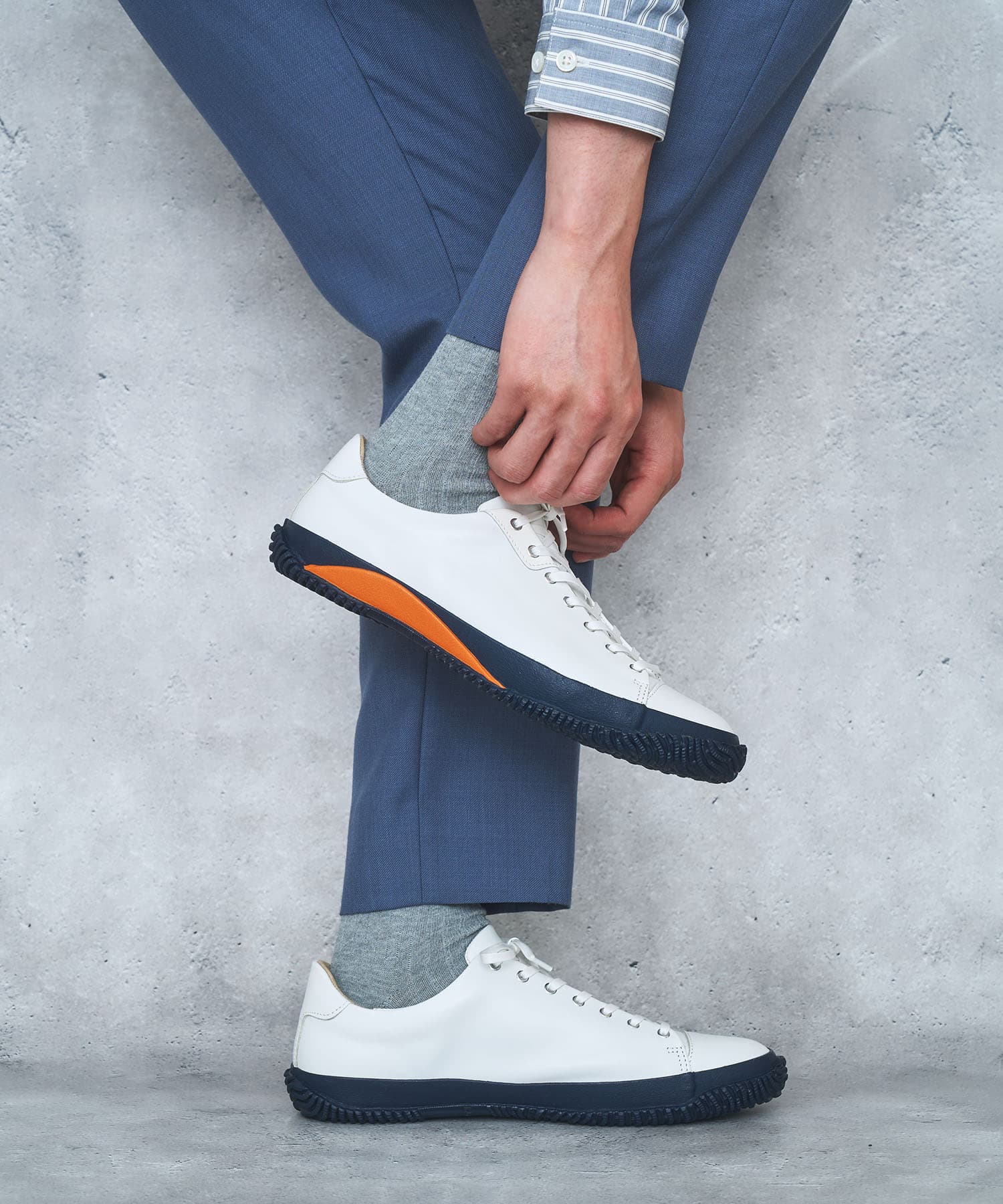 SP-170IL White | 国産ハンドメイド スニーカー スピングル