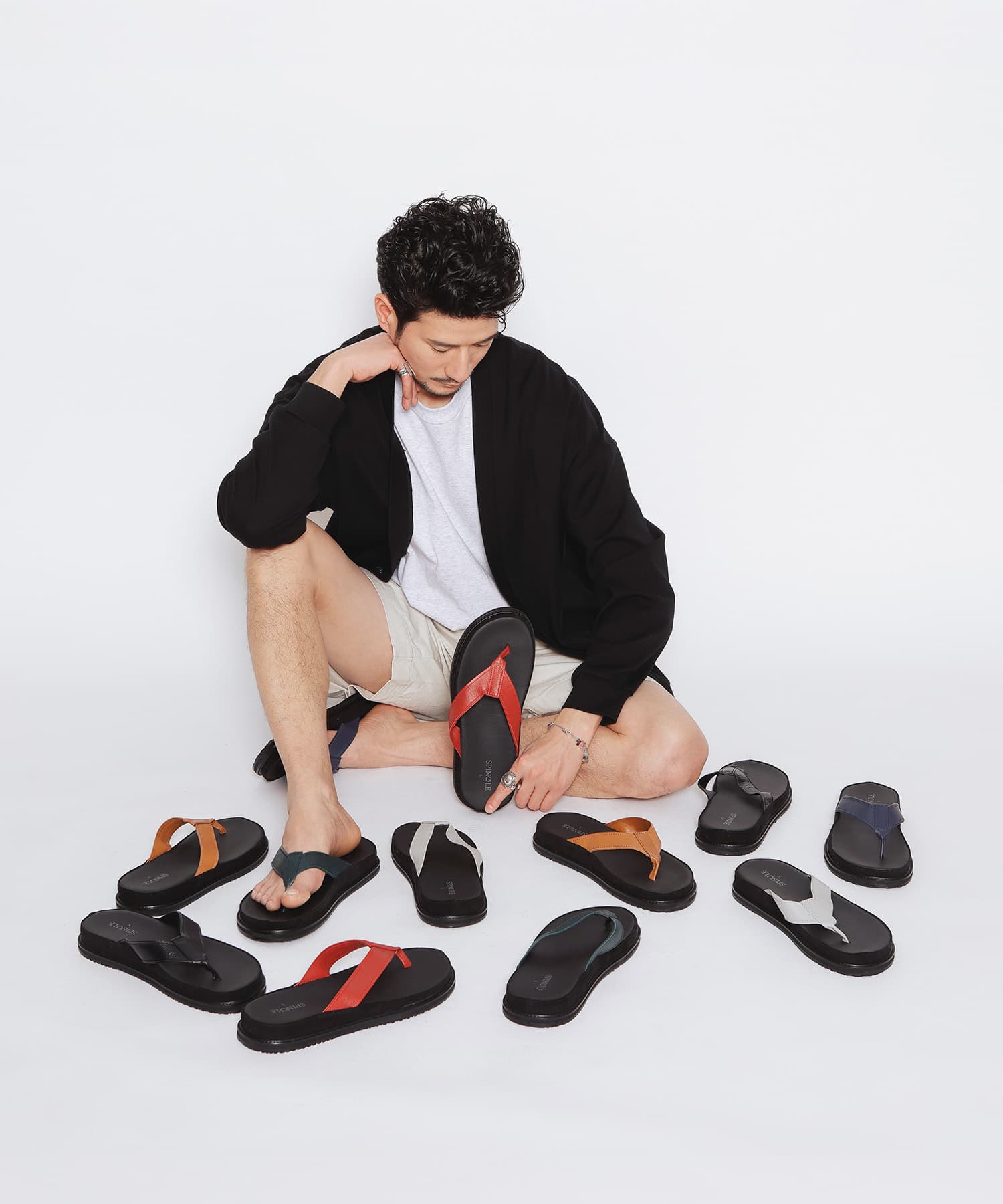 SP-1717 Deep Navy | 国産ハンドメイド スニーカー スピングル