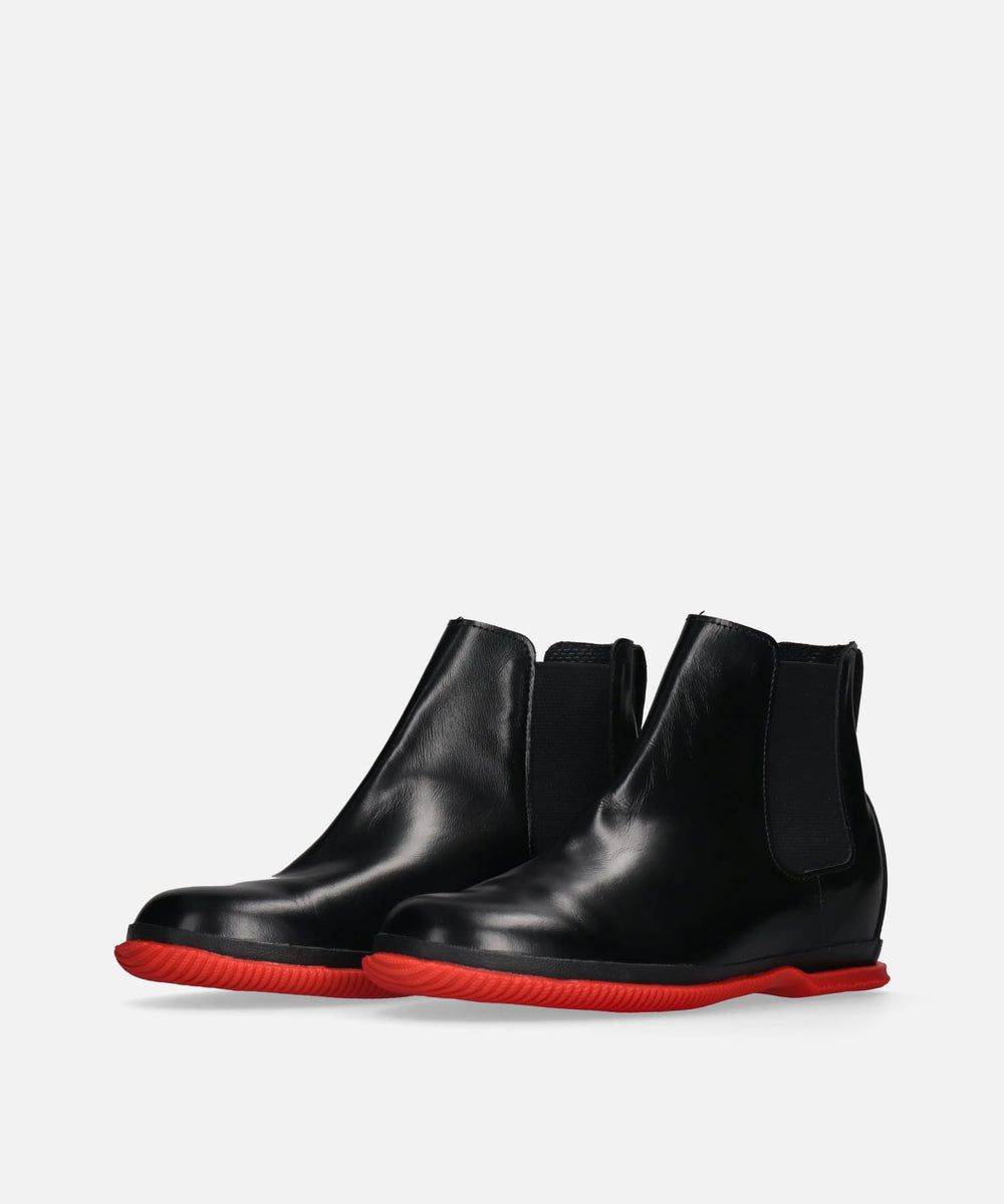 SP-1803S Black/Red | 国産ハンドメイド スニーカー スピングル