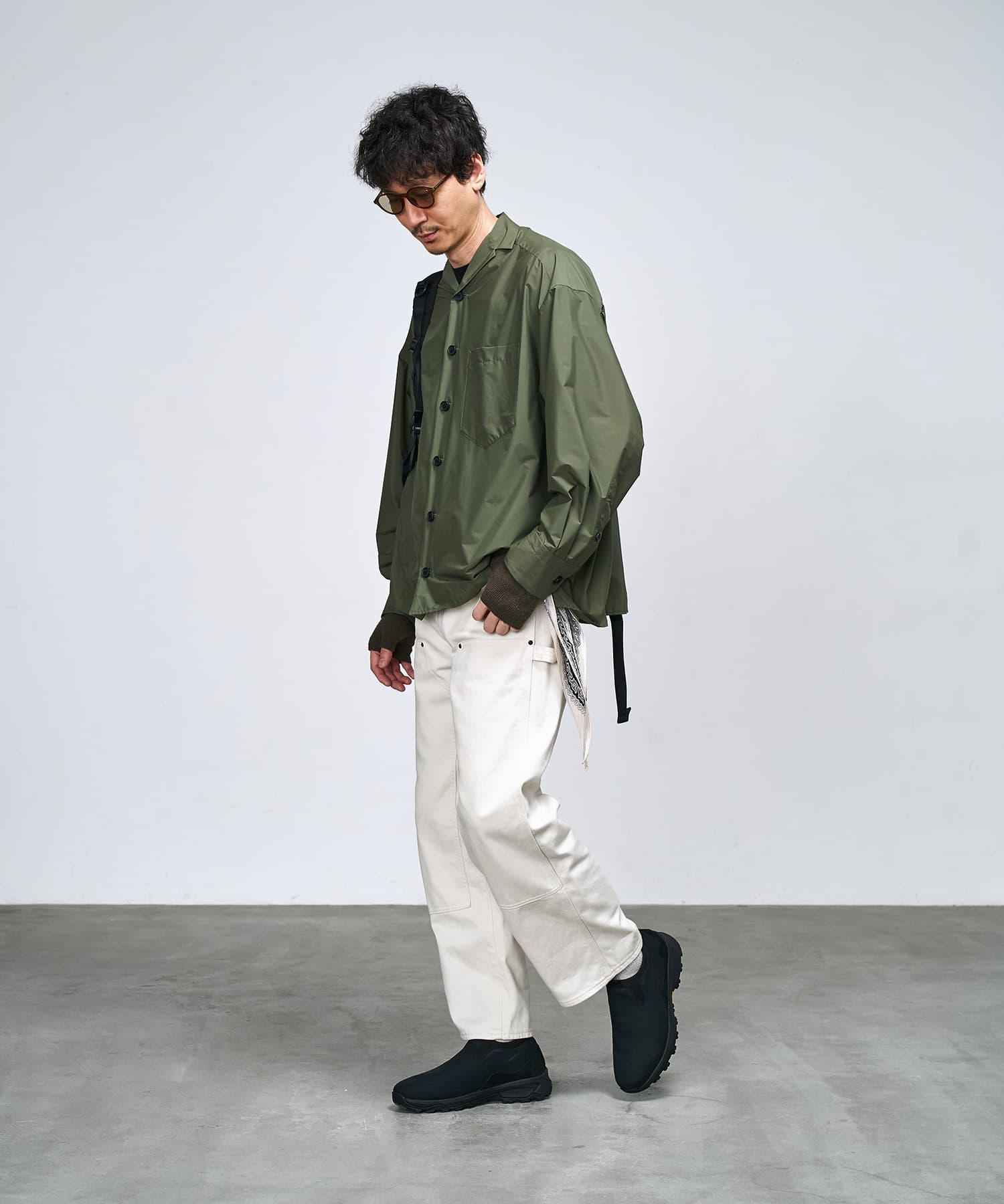 SP-1907 Black | 国産ハンドメイド スニーカー スピングル