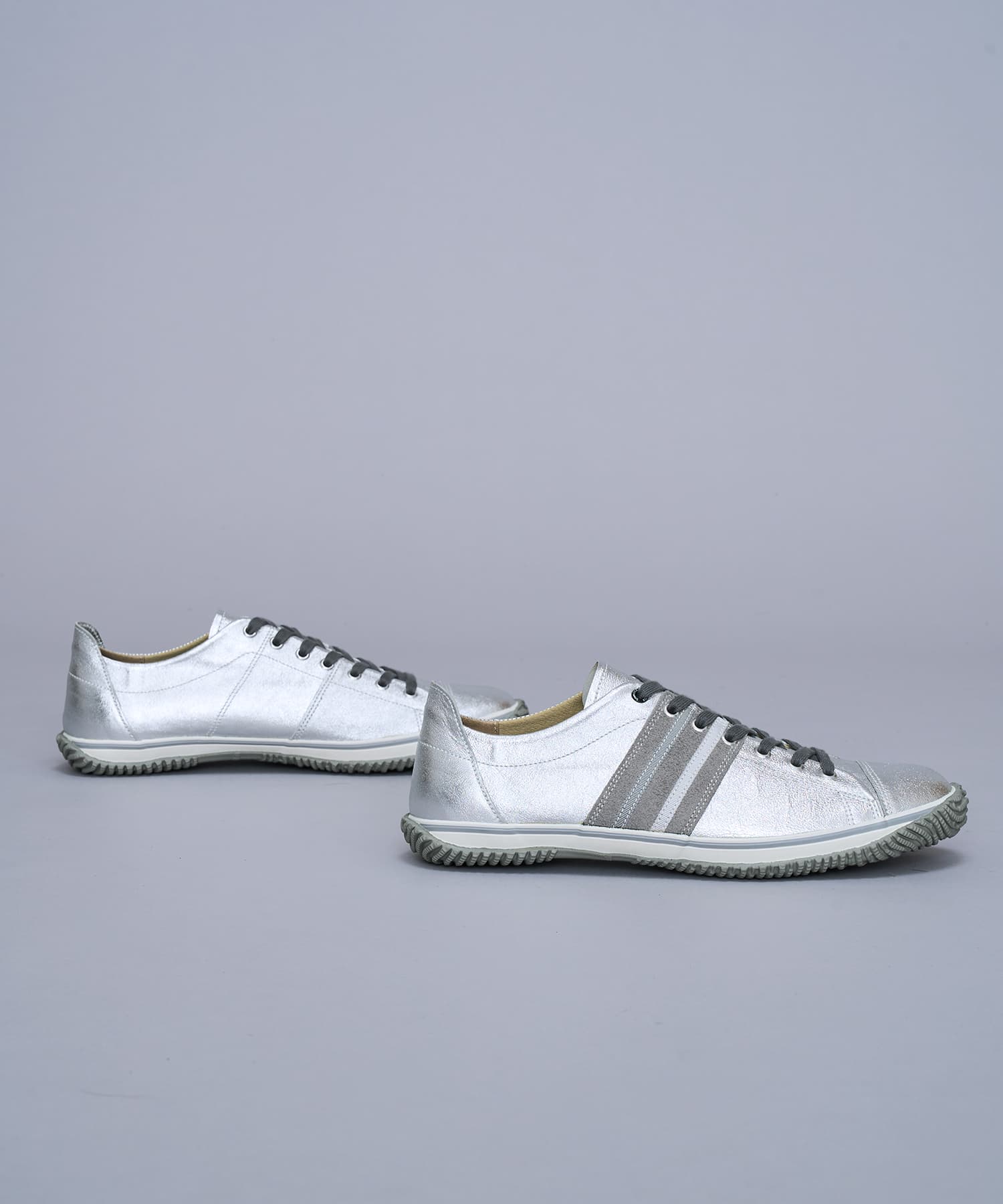SP-198 Silver | 国産ハンドメイド スニーカー スピングル