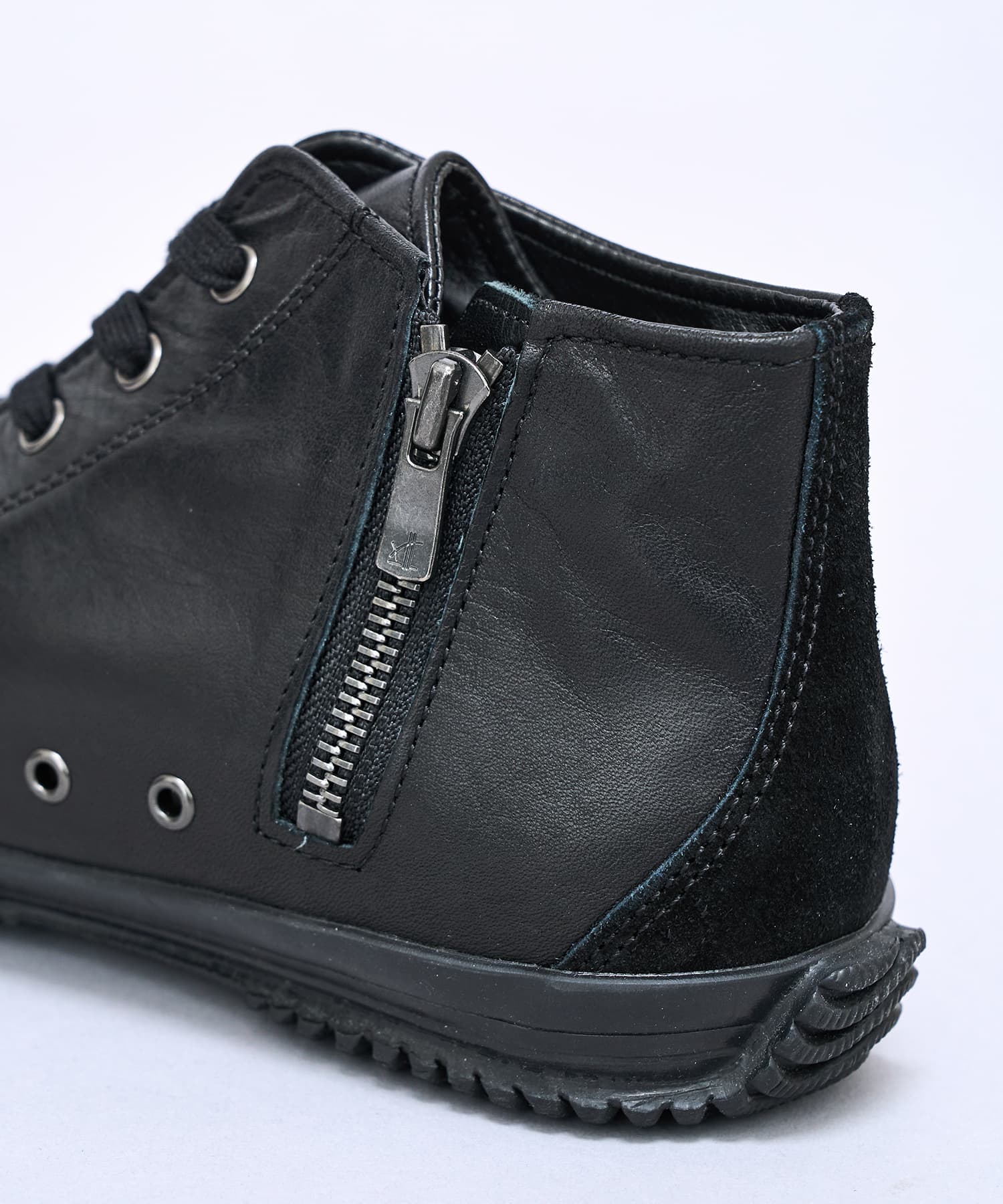 SP-356 Black/Black | 国産ハンドメイド スニーカー スピングル