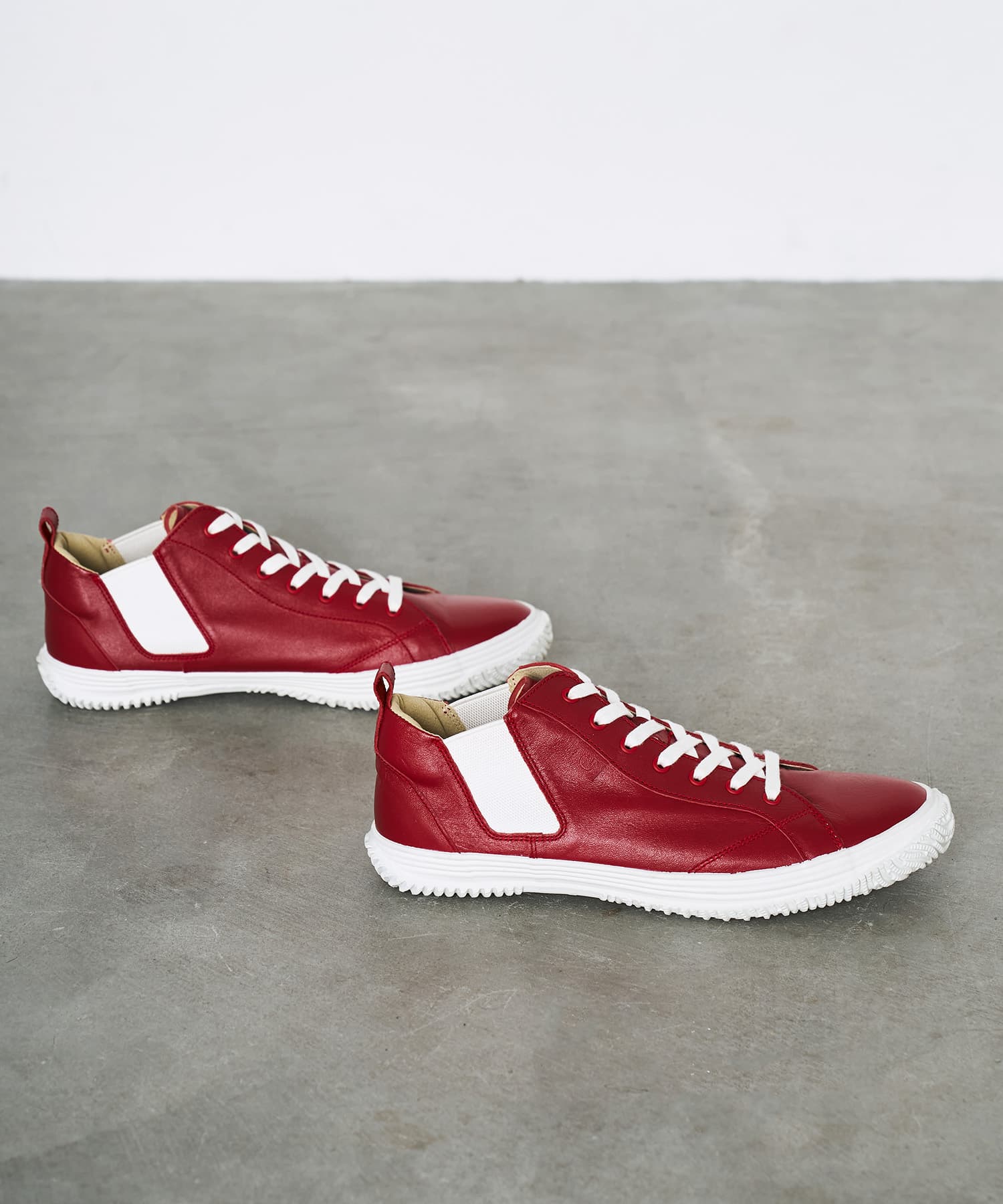 SP-442 Deep Red | 国産ハンドメイド スニーカー スピングル