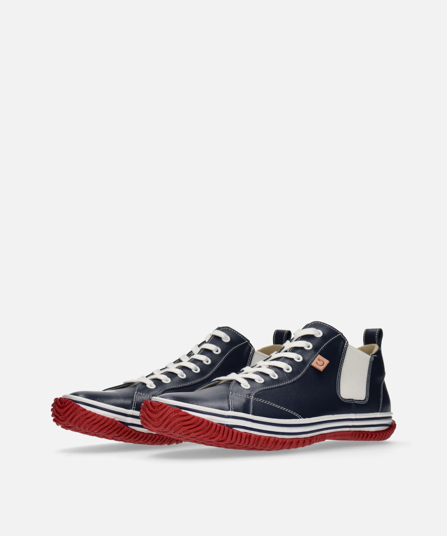 SPINGLE SP-442 Navy/Red | 国産ハンドメイドスニーカー スピングル