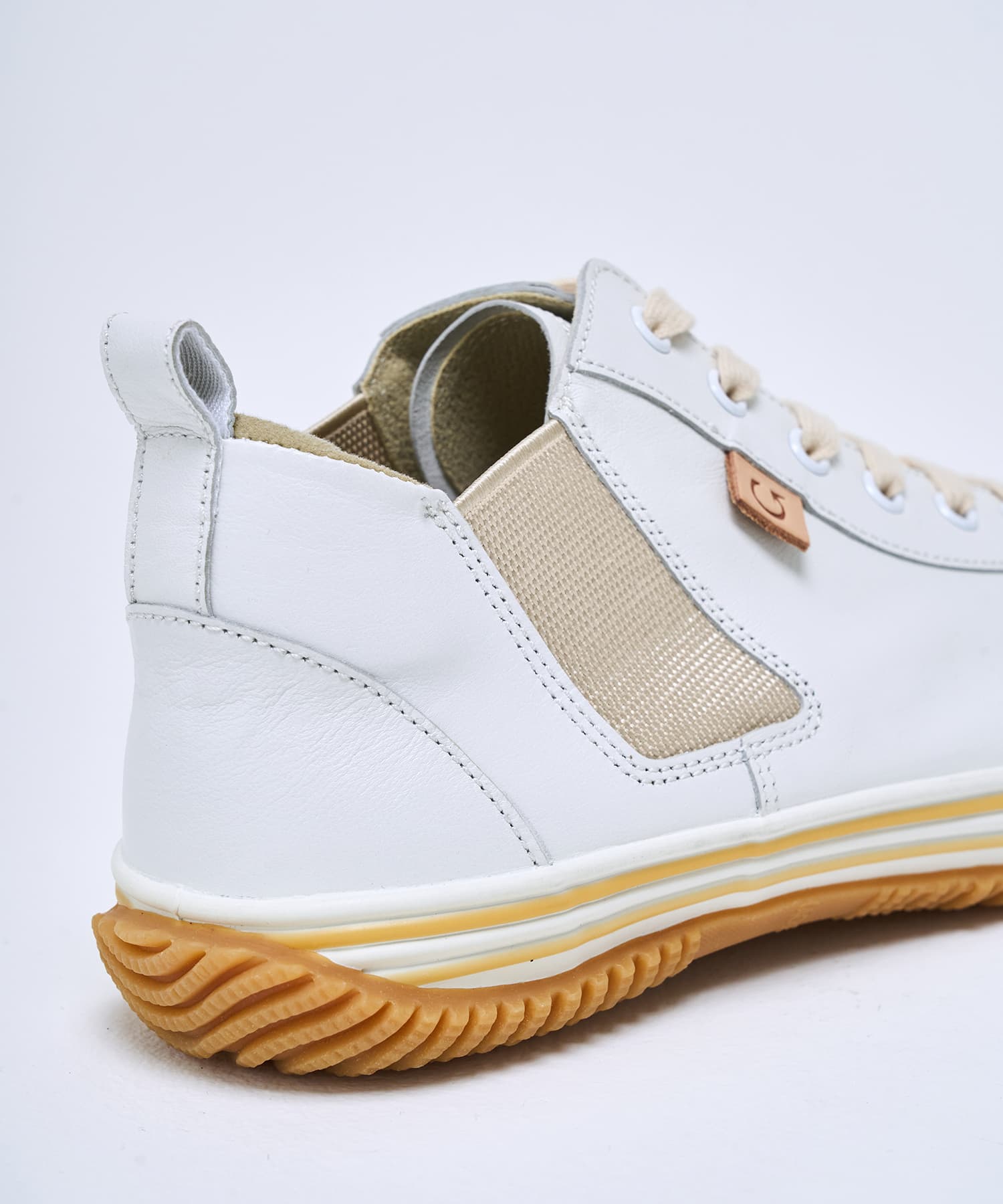 SPINGLE SP-442 White/Beige | 国産ハンドメイドスニーカー スピングル