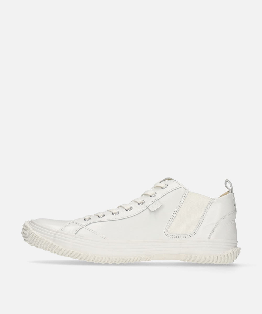 SP-442 White/White | 国産ハンドメイド スニーカー スピングル