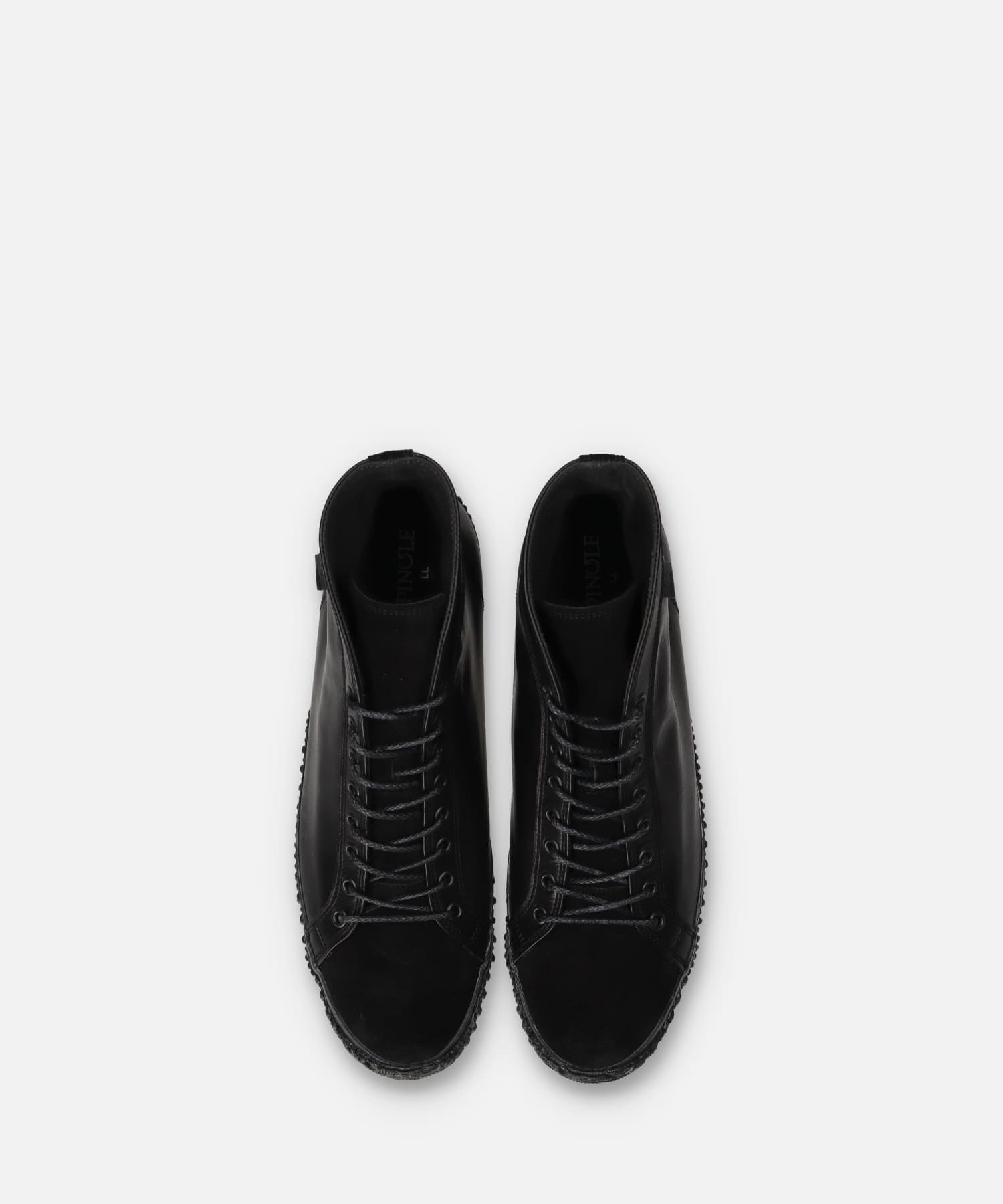 SP-450 Black/Black | 国産ハンドメイド スニーカー スピングル