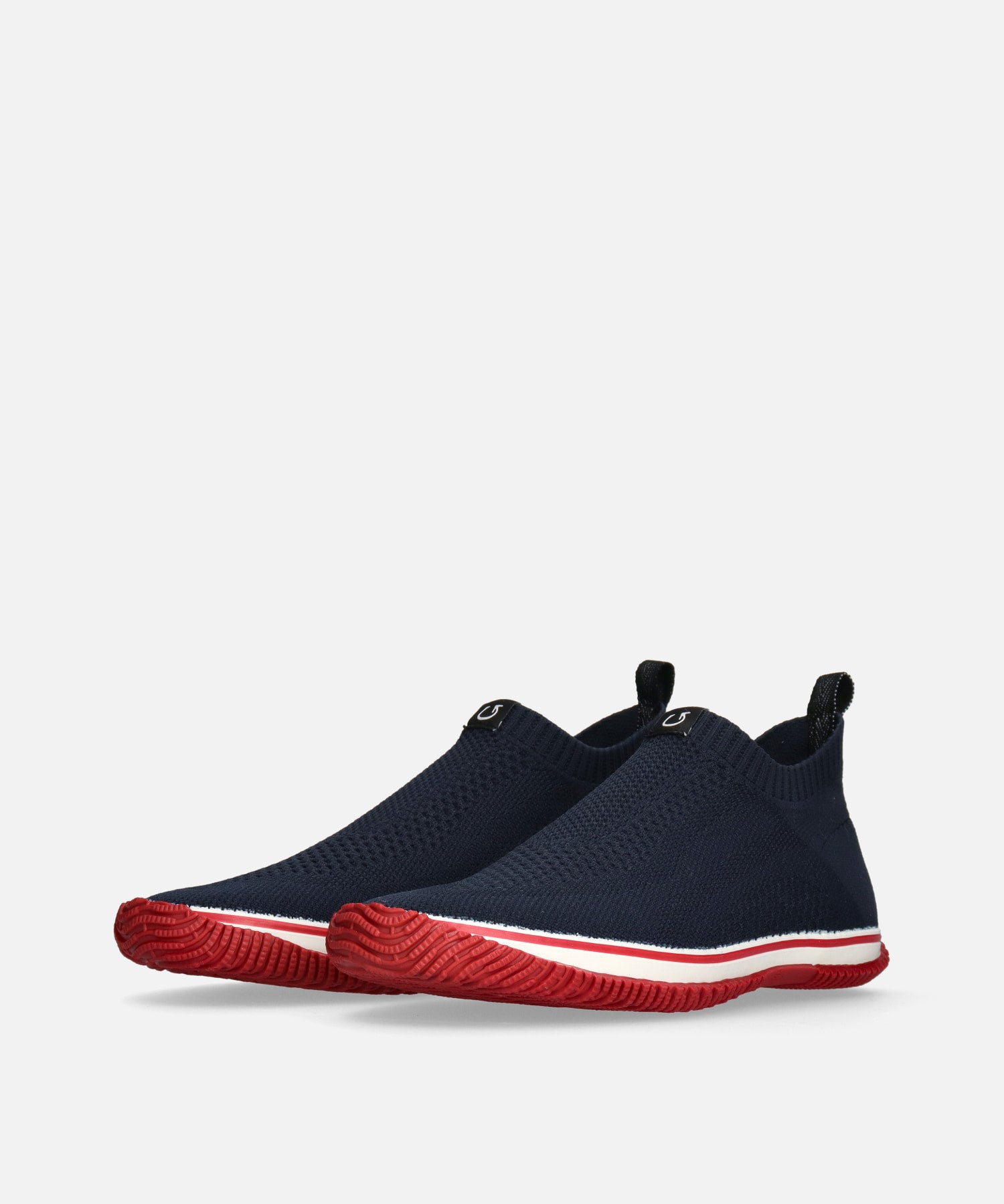 SPINGLE SP-528 Navy/Red | 国産ハンドメイドスニーカー スピングル