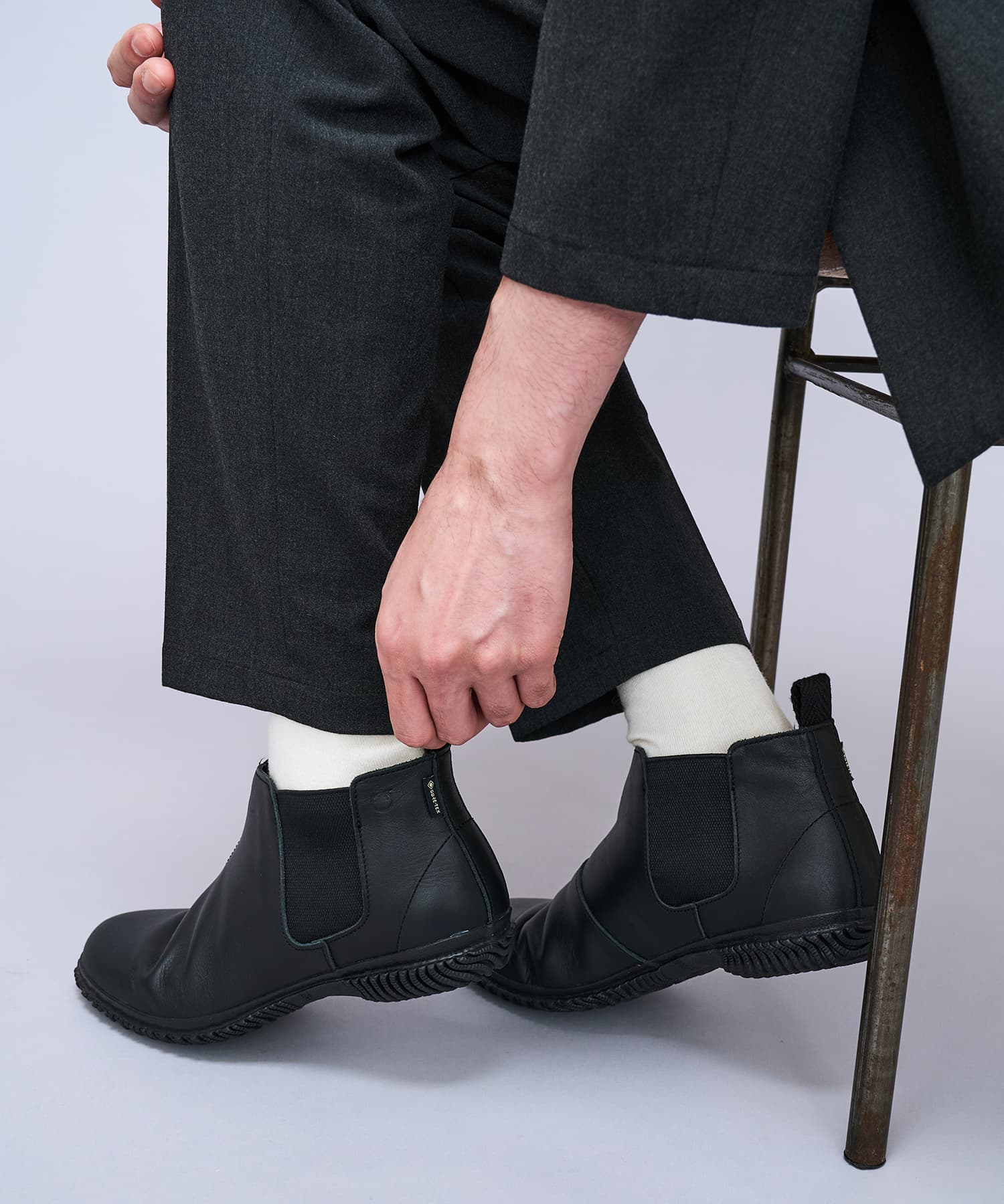 SP-6603 Black | 国産ハンドメイド スニーカー スピングル