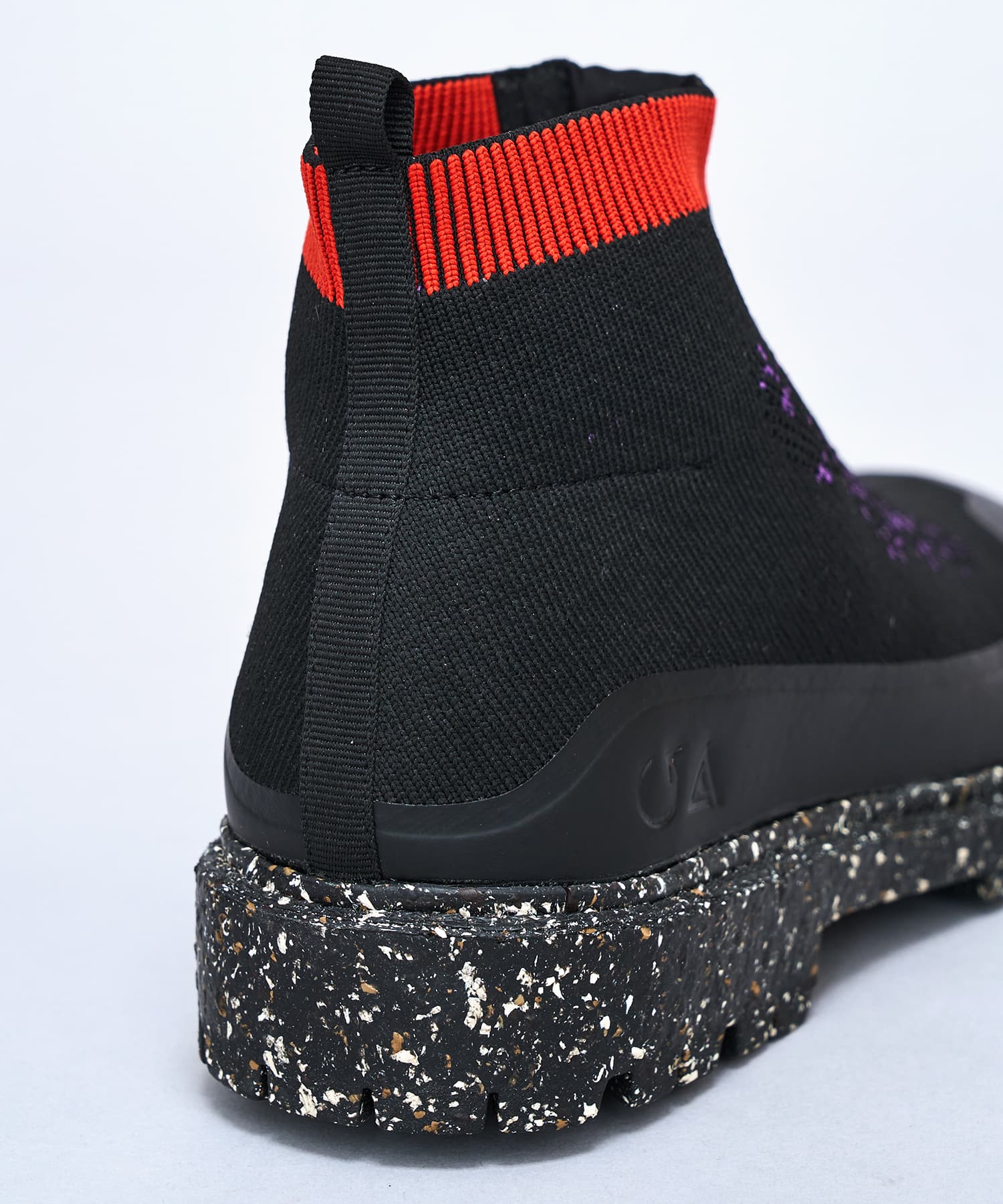 SP-SAC_2045-B Black/Purple | 国産ハンドメイド スニーカー スピングル