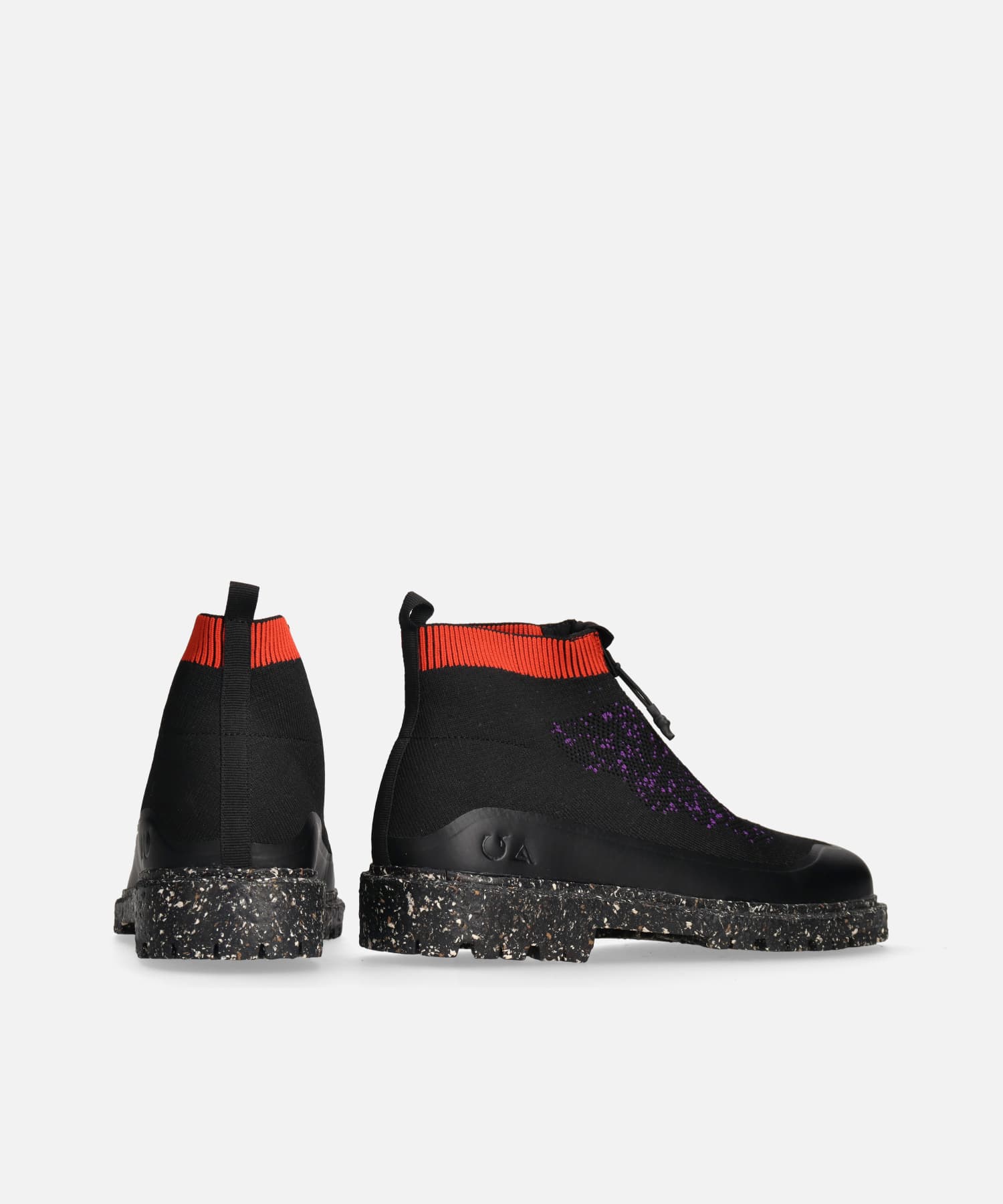 SP-SAC_2045-B Black/Purple | 国産ハンドメイド スニーカー スピングル