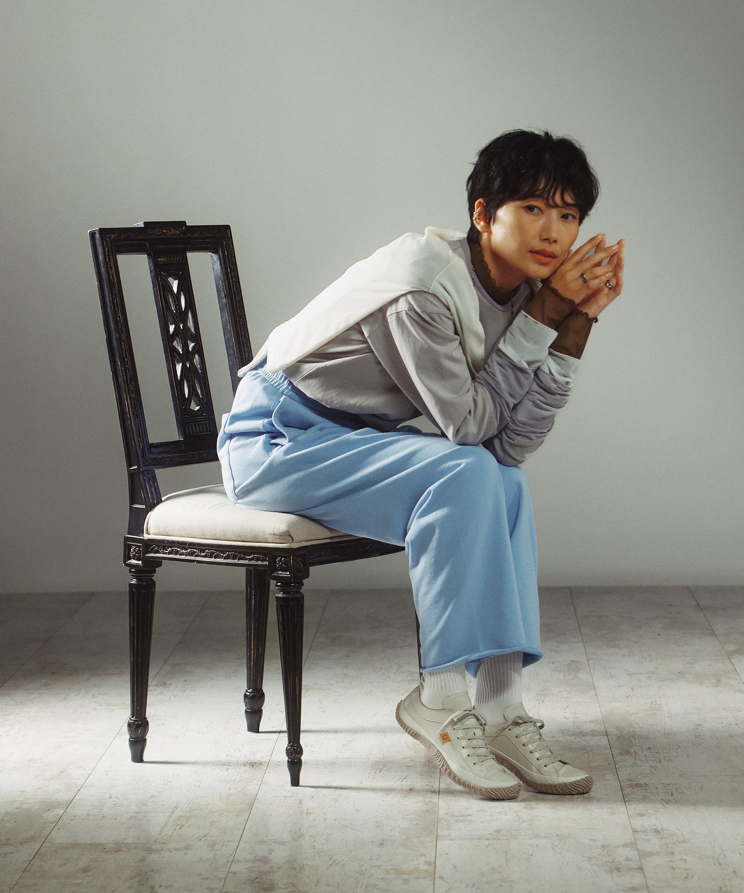 SP-110 Ivory | 国産ハンドメイド スニーカー スピングル