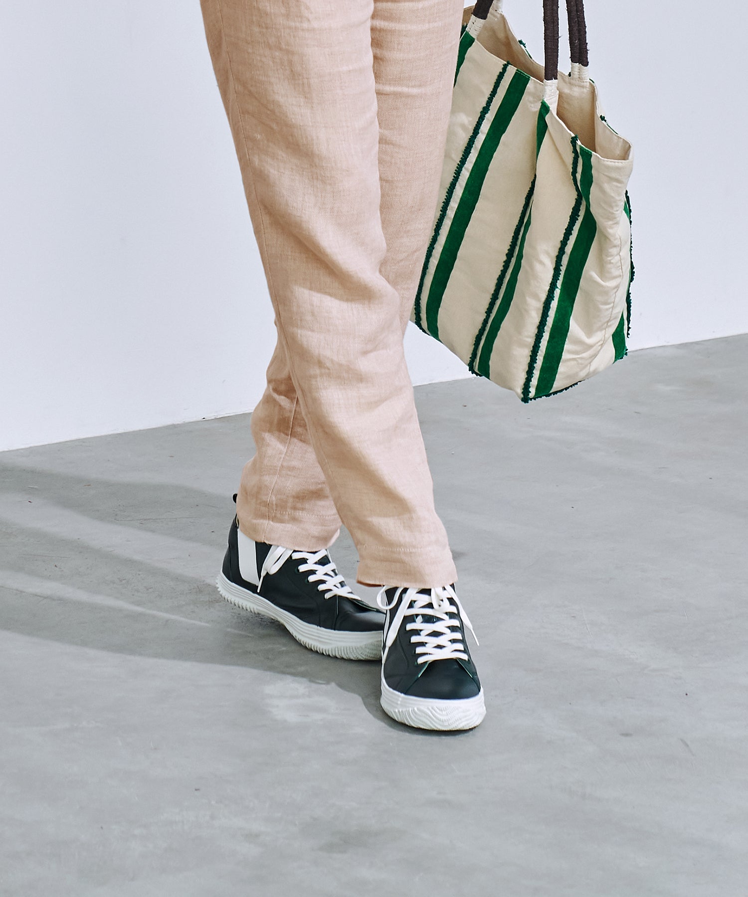 SP-442 Deep Green | 国産ハンドメイド スニーカー スピングル