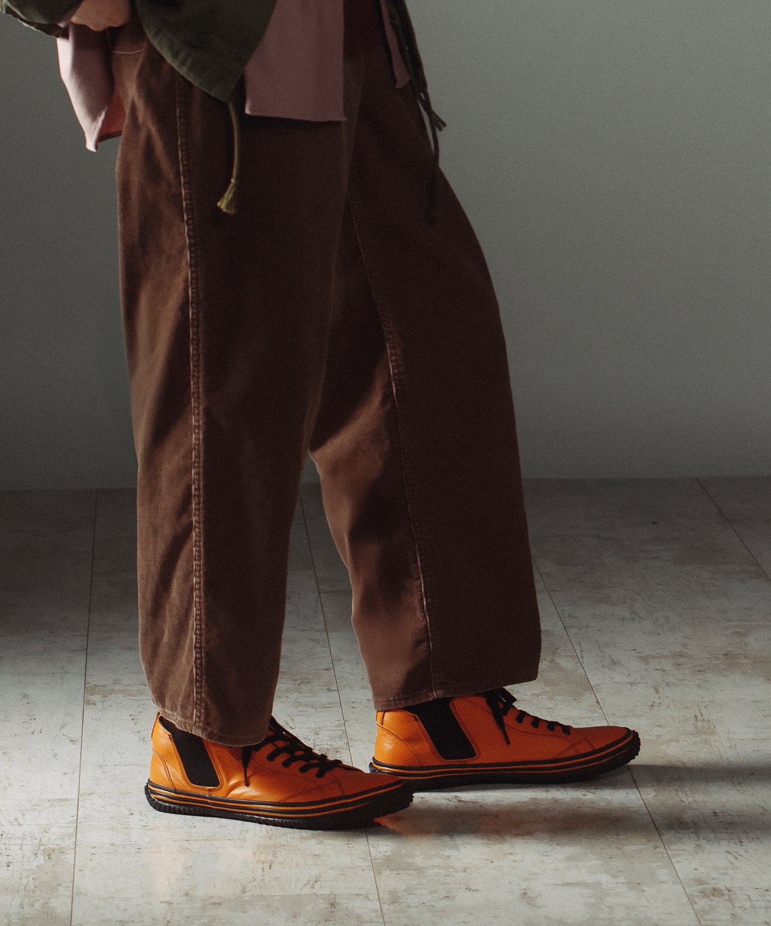 にゃる SP-442 Orange | 国産ハンドメイド スニーカー スピングル