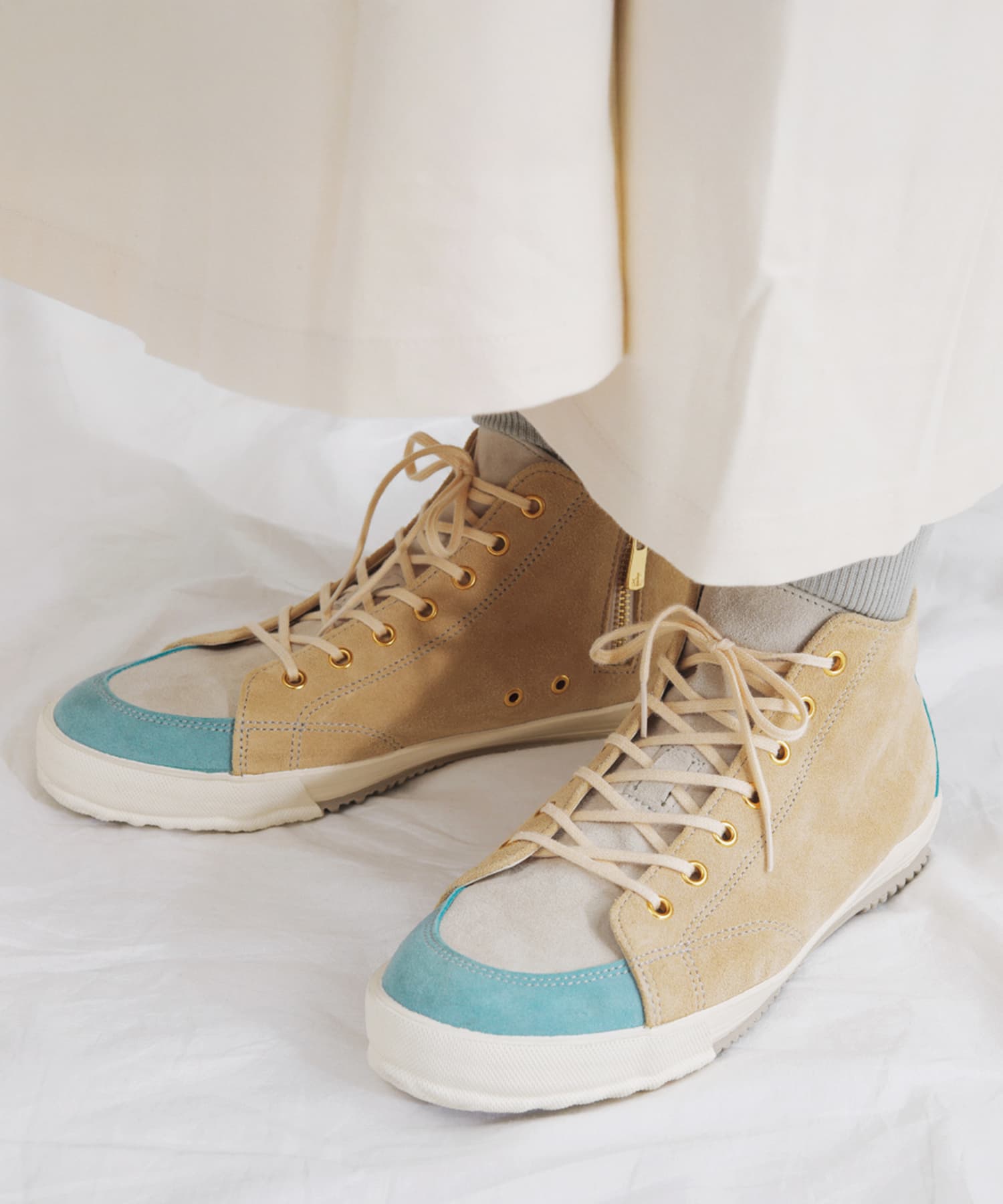 SP-1807 Blue | 国産ハンドメイド スニーカー スピングル