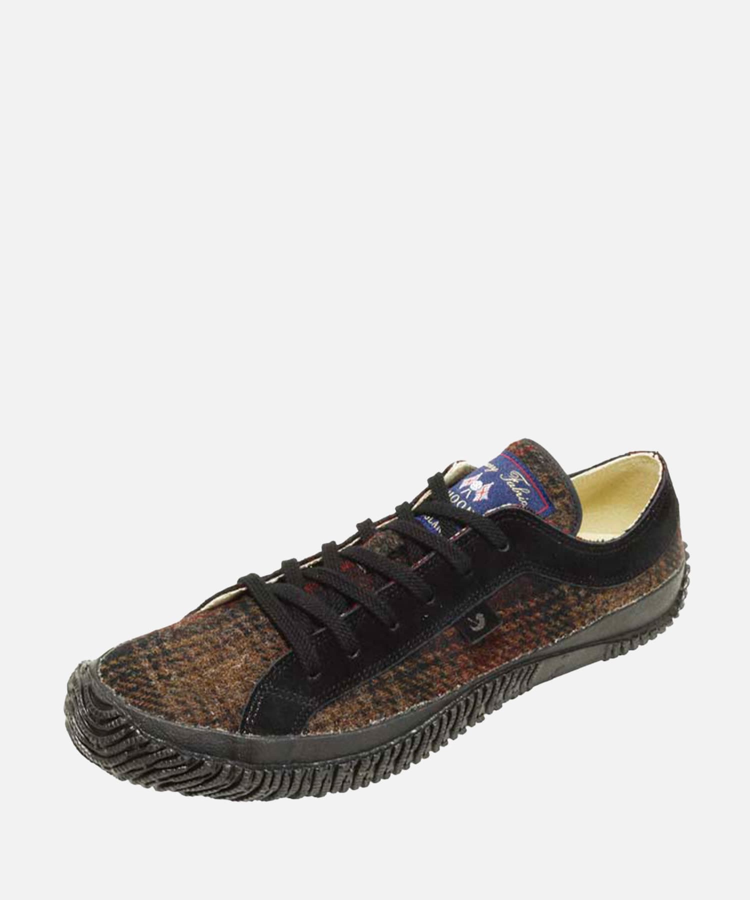 SPM-256 Black | 国産ハンドメイド スニーカー スピングル