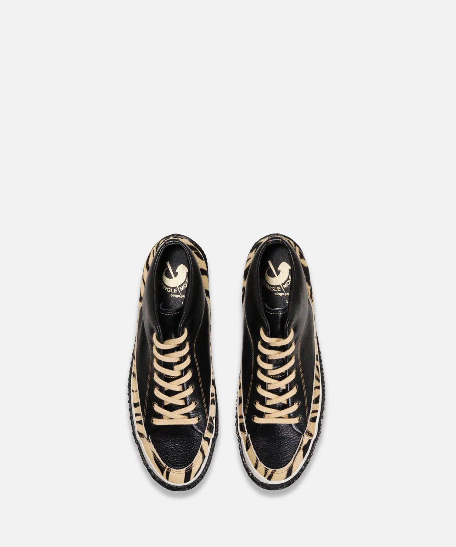 BLACK DESIGN 樹燕 SPM-470 Black | 国産ハンドメイド スニーカー スピングル